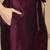 purple color embroidered silk blend styles kurta trouser with dupatta
