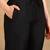 black color woven design silk blend styles kurta trouser with dupatta