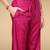 pink color embroidered silk blend styles kurta trouser with dupatta
