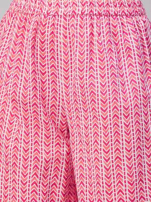 pink color embroidered pure cotton styles kurta salwar with dupatta 5