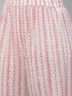 white color printed pure cotton styles kurta salwar with dupatta 5