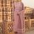 pink color printed pure cotton styles kurta trouser with dupatta