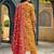 yellow color printed rayon styles kurta trouser with dupatta