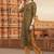 green color printed pure cotton styles kurta trouser with dupatta