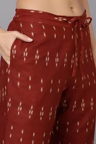black color printed rayon blend styles kurta trouser with dupatta