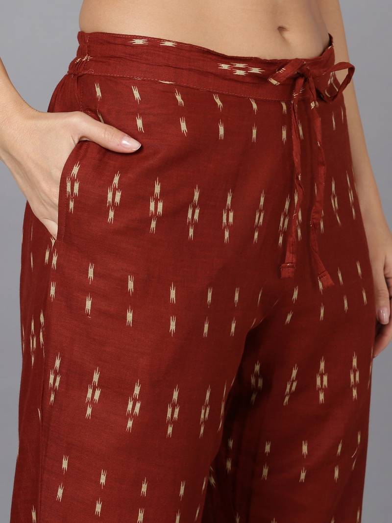 black color printed rayon blend styles kurta trouser with dupatta