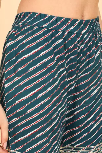 white color printed pure cotton styles kurta sharara with dupatta
