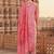 pink color printed pure cotton styles kurta trouser with dupatta