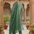 green color printed pure cotton styles kurta trouser with dupatta