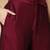 Embroidered Kurta Set in Wine Maroon