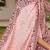 pink color printed silk blend styles kurta trouser with dupatta