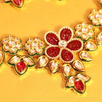 Mughal Kundan Meenakari Necklace Set 3