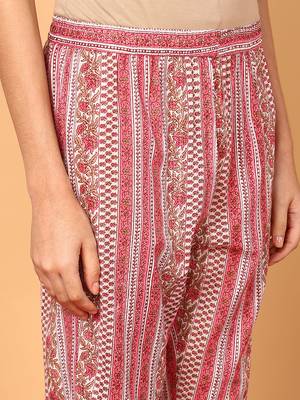 white color embroidered pure cotton styles kurta trouser with dupatta 5