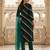 navy blue color yoke design viscose rayon styles kurta trouser with dupatta