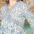 white color printed rayon blend styles kurta trouser with dupatta