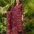 maroon color printed rayon blend styles kurta trouser with dupatta