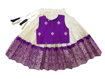 Kids Purple lehenga choli 1