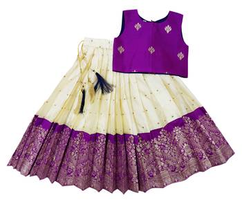 Kids Purple lehenga choli 2