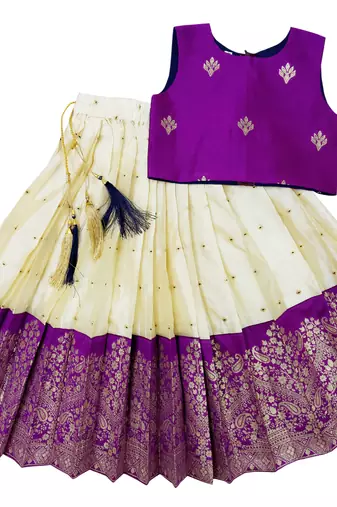 Kids Purple lehenga choli