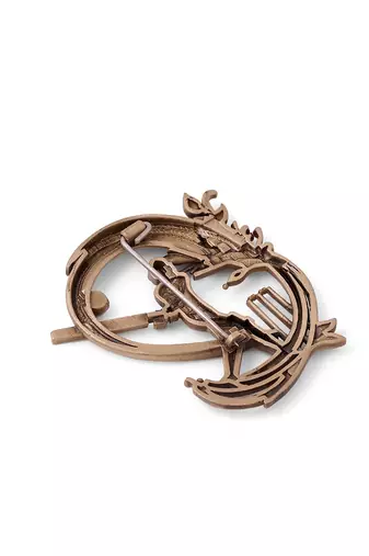 Power Batsman Brooch