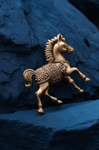 Warrior Horse Brooch