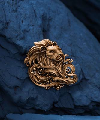 Royal Simba Brooch 3