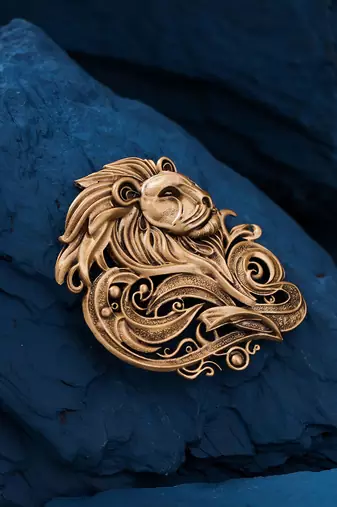 Royal Simba Brooch