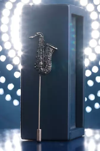 Blow the Trumpet Lapel Pin