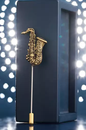 Blow the Trumpet Lapel Pin