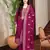 Trendmalls Women's Pink Silk Embroidery Salwar Suit Kurta Pant with Dupatta Set