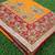 Trendmalls Orange embroidered silk   Traditional Wedding Party Wear Bridal Saree With Blouse  