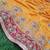 Trendmalls Orange embroidered silk   Traditional Wedding Party Wear Bridal Saree With Blouse  