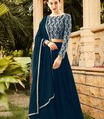 Trendmalls  Chikankari Sequins Embroidery Georgette Lehenga Choli with Dupatta Lehenga Choli with Dupatta