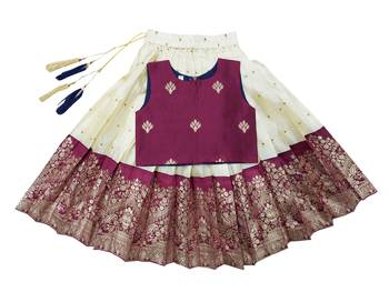 KIds Bit Lehenga Choli Set For Girls  2