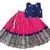 Kids Blue And Rani Pink Lehenga Choli Set 