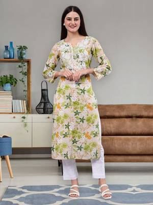 hand embroidered green mal-mal lucknowi chikan kurta 1