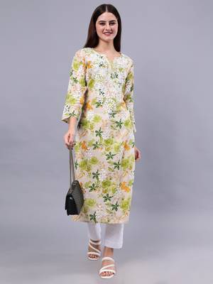 hand embroidered green mal-mal lucknowi chikan kurta 5