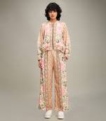 Multicolor mehr printed co-ord set