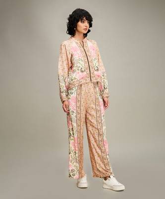Multicolor mehr printed co-ord set 2