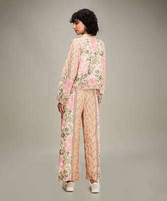 Multicolor mehr printed co-ord set 4
