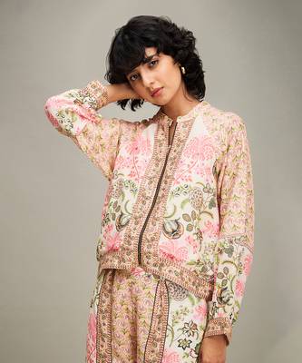 Multicolor mehr printed co-ord set 5