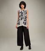 Black zinnia applique co-ord set