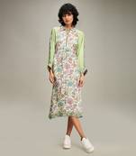 Multicolour mehr embellished long dress