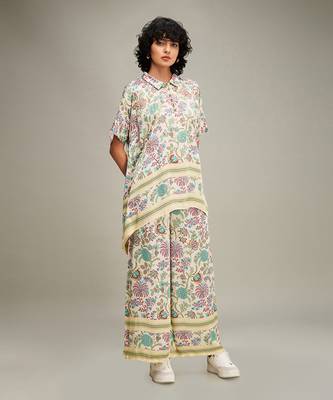 Multicolor mehr printed co ord set 2
