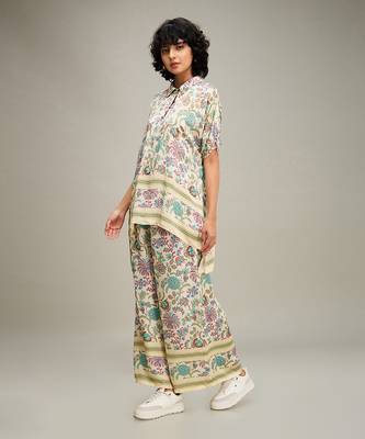 Multicolor mehr printed co ord set 3