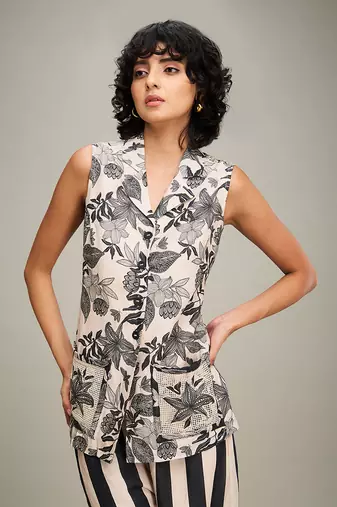 Off white ahyana printed co-ord set