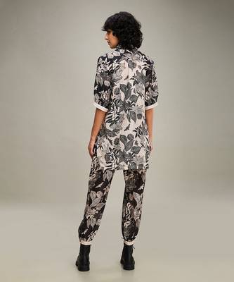 Black ahyana applique co-ord set 4