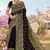 Black Zari Embroidered Border Georgette Saree With Matching Blouse Piece