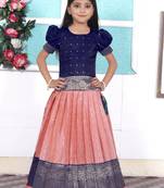 Kids Pink Lehenga Choli 