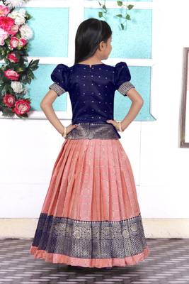 Kids Pink Lehenga Choli  4